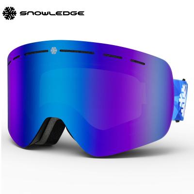 China Snowledge 108A Ski Goggles 100% Airflow Ventilation System UV Protection OTG Snow Goggles Available For Youth Women Men for sale