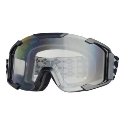 China Motocross Goggles With Mask HUBO Sport Motorcycles Black Goggles With Mask Anti Scratch Dirtbike Goggles for sale