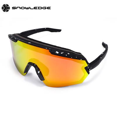 China Quick Exchange Lens Snowledge 500B Driving Goggles Cycling Sports Sunglasses Polarized UV400 Anti Custom Running Fishing Driving Sunglasses for sale