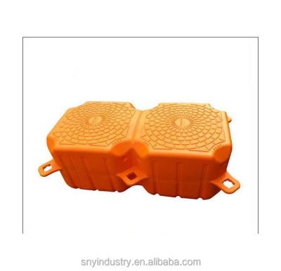 China Polyethylene Plastic Steel Pontoon For Marina Dockwater Buoy Plastic Floating Floating Pontoon for sale