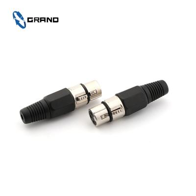 China Male Microphone Cable XLR Cable Connector 3 Pin Female Barrel Plug for sale