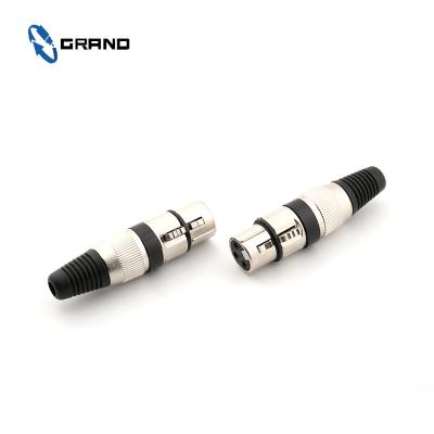 China Microphone Cable 3 Pin XLR Connector Male Female Mic Cable Plug Connector for sale