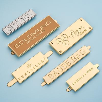 China Nameplate Metal Label for Customized Handbags Fashionable Bag Making Accessories for sale