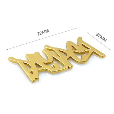 China Antique Imitation Style Gold Metal Logo for Handbags Custom Zinc Alloy Nameplate Design for sale