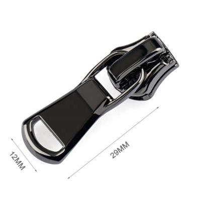 China Customized Metal Zipper Puller for Clothing Zinc Alloy Zip Puller Slider For Bag for sale