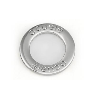 China 14mm Customized Engraving Logo Metal O Ring for User-Friendly Swimwear and Clothing for sale