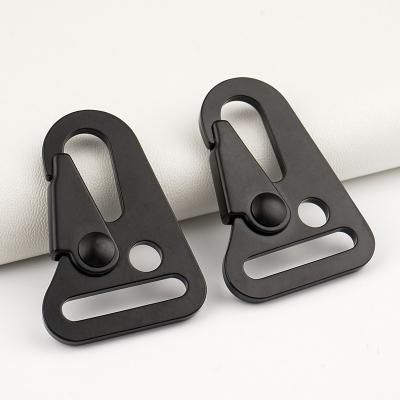 China 1 Inch Metal HK Key Spring Clip Snap Hook for Tactical Keychain and Backpack Sling for sale