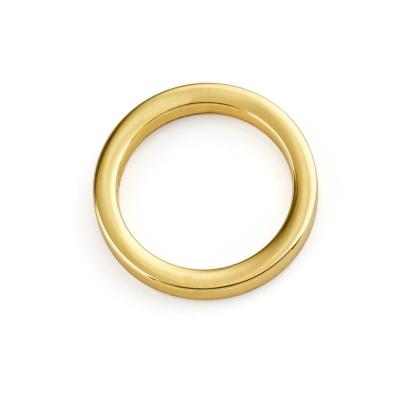 China User-Friendly 14mm Gold O Ring Custom Clothing Accessories for Swimwear Metal O-Ring for sale