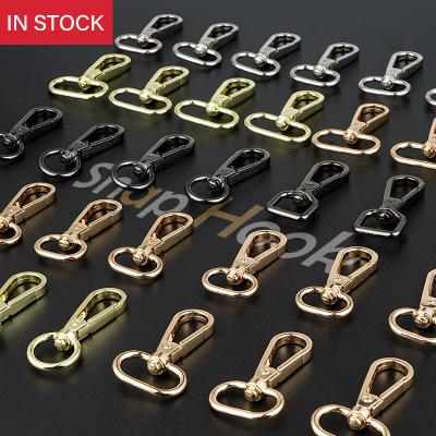 China Nickel-free 0.5 0.6 0.8 1 Inch Bag Dog Hook 13 16 20 25mm Lanyard Metal Swivel Snap Hook for Bag zu verkaufen