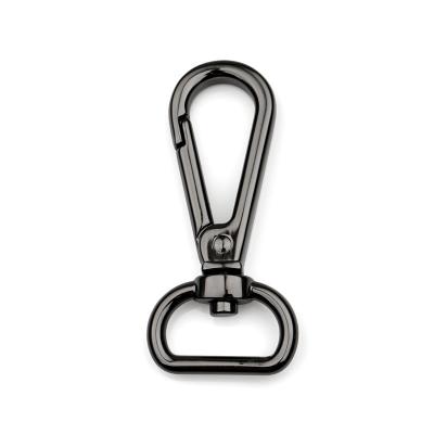 China Heavy Industry Hardware Gunmetal D Ring Shiny Surface Strap Dog Swivel Snap Hook en venta