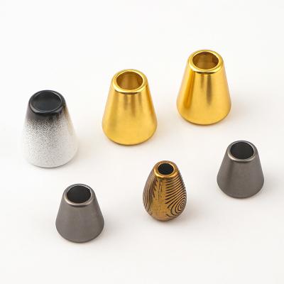 China Nickel-Free Cord Stoppers Custom End Caps for Bikini and Hoodie Garment Accessories for sale