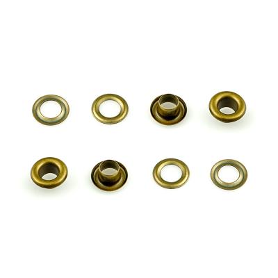 China Bronze Metal Eyelet for Boots Accessories Metal Grommet for Bags Surface Anodize for sale