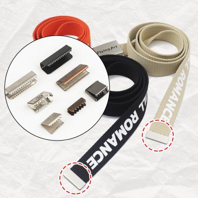 China 100% QC Pass Custom End Belt Clip Webbing Strap for Clothing and Footwear Accessories for sale