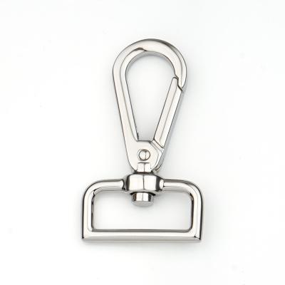 Cina 1 Inch Eco-friendly Metal Products Silver Swivel Snap Hook for Lanyard Bags in vendita