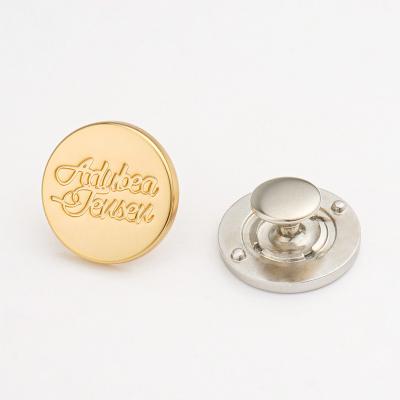 Китай User Friendly High Level Purse Hardware Custom Logo Metal Rivet Engraved Logo Label продается