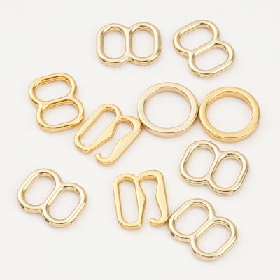 中国 G Buckle Swimwear Accessories Bra O Rings Zinc Alloy Multi-function 8 Shape Sliders 販売のため