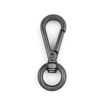 China Metal Swivel Snap Hook Gunmetal Bag Accessories Highly Polished Zinc Alloy Clasp for sale