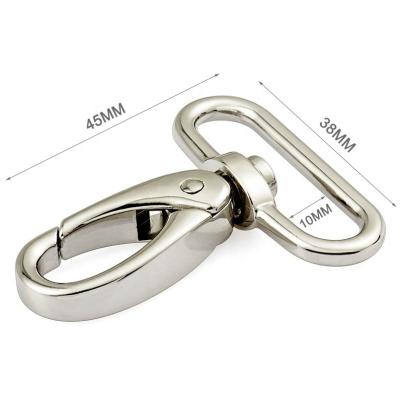 Κίνα Nickel-free Custom Metal Snap Hook Clasp for Leather Bag Nickel Plated Swivel Clip προς πώληση