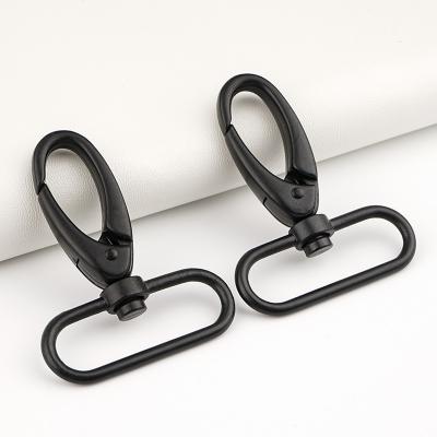 China Nickel-free 1.5 Inch Swivel Hook for Sling Bag Standard Size Matt Black Metal Snap Hook Te koop