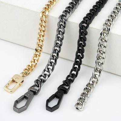 China Silver Bag Chain Handbag Accessories Gunmetal Chain Strap for Luxury Black Handbags for sale