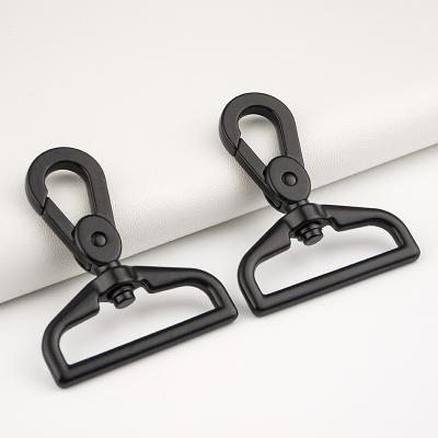 Κίνα Metal Bag Hardware Accessory Stock 38mm Black Snap Buckle Clasps Swivel Hook for Handbag προς πώληση