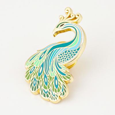 China Enamel Pin Brooches for Women Clothes Customer's Designs Custom Bulk Thickness 2-7MM zu verkaufen