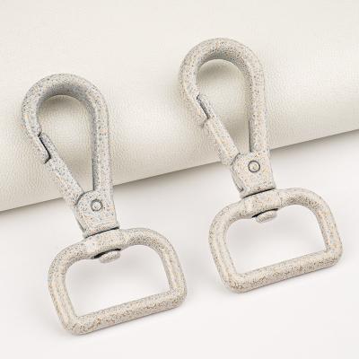 Chine High Grade Metal Swivel Snap Hook for Handbag 20mm White Metal Snap Spring Hook Buckle à vendre