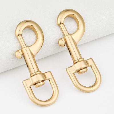 China Tea Gold Swivel Hook 11mm Metal Snap Hook for Handbag Purse Hardware Sewing Projects for sale