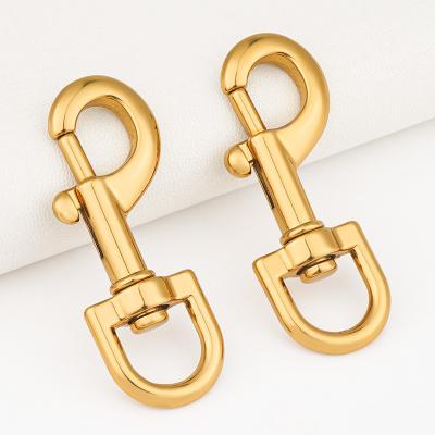 Cina 11mm Tea Gold Swivel Snap Hook Buckle for Dog Leash Purse Bag Diy Ready Mould Ready in vendita