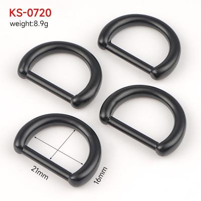 China Bag Making Hardware Supplies 20mm D Ring Alloy Handbags D Ring Hook with Metal Buckle for sale