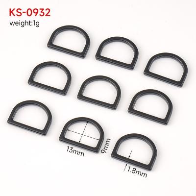 China Nickel-free Zinc Alloy Half Circle D Ring for Clothing and Bag Purse Accessories for sale