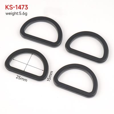 China 1 Inch D Ring Belt Strap Flat D Shape Buckles for Leather Webbing User-Friendly Style for sale