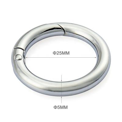 China Professional Style Metal Snap Clip Hook for Suitcase Custom Round Metal Spring O Ring for sale