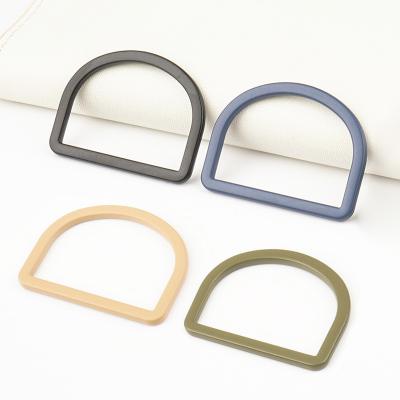 China Bag Making Accessories Metal D Buckle Alloy D Shape Loop Buckle for Bags 4/5