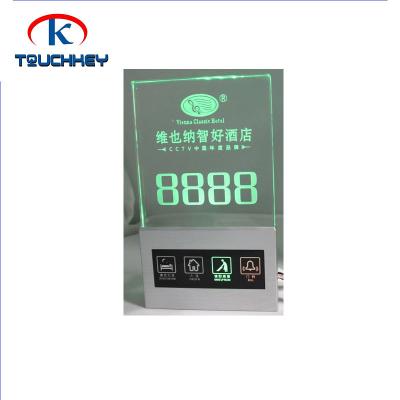 China Do not touch switch with LED indication hotel dnd doorbell switch wireless touch panel/do not touch switch with LED indication for sale