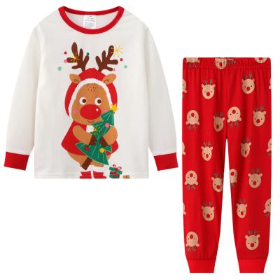 China Wholesale Unisex Custom Family Matching Casual Child Cotton Pajamas Christmas for sale