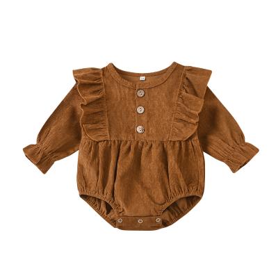 China Casual/Cute/Soft Baby Rompers For Newborn Baby Clothes New Fashion 100% Organic Cotton One Piece Jumpsuits 0-24M Long Sleeve Romper for sale