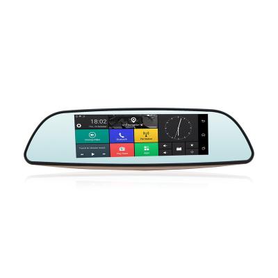 China NIGHT VISION 6.86 Inch Parking Monitor System Rear View Mirror Car Camera CarAssist App Phone 4G GPS Realtime Navigation For Vehicle for sale