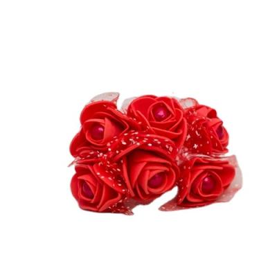 China High Quality Handmade Preserved Artificial Flower PE Flower Heads Pe Simulation Rose for sale