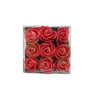 China Suitable PE Multiple Scenarios Flower PE Decorative Boxed Artificial Simulation Rose for sale