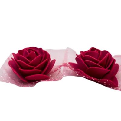 China Hot Selling Handmade Artificial Flower PE Home Decorations Flower Head Foam Rose for sale