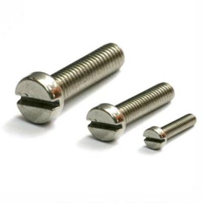 China Slotted Pan DIN 84 Stainless Steel Cheese Head Machine Screw for sale