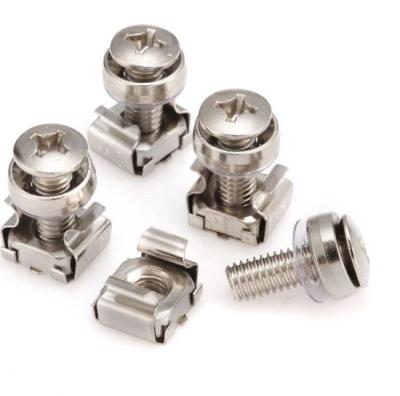 China M6 Healthcare Rack Screws And Cage Nuts For Server Rack Cabinet for sale