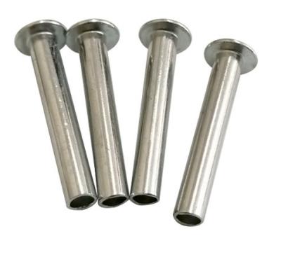 China Stainless Steel Semi Tubular Flat Head Rivet OEM for sale