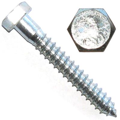 China DIN 571 HEX Hexagon Wood Screw for sale