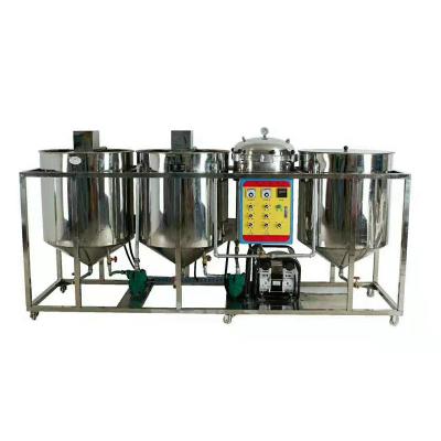 China Efficient Small Scale Edible Oil Production Machine Crude Palm Oil Refining Machinery for sale