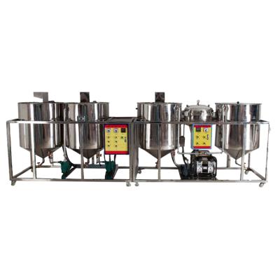 China Efficient Sunflower Soybean Frying Oil Refining Machine Peanut Oil Refinery Equipment for sale