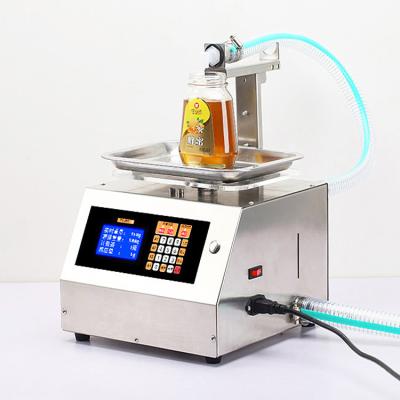 China Honey Laundry Detergent Shampoo Gear Small Viscous Liquid Pump Semi-automatic Weighing And Filling Machine for sale