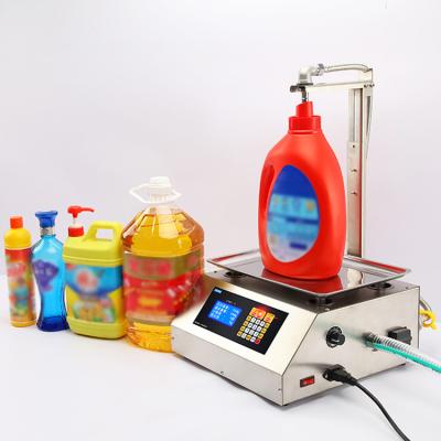 China Semi Automatic Digital Pump Water Food Juice Liquid Filling Machine For Liquid Oil Bottle Filler for sale