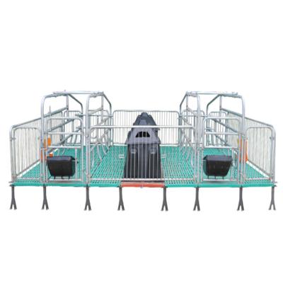 China Farms 2021 wholesale equipment high quality animal cage farm pig farrowing crates for sow pig sow cages and piglets cage for sale